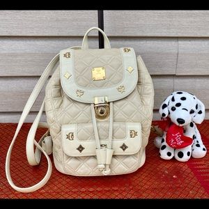 MCM Mini Stark Studded Backpack